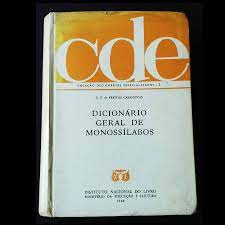 Dicionario Geral De Monossilabos
