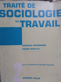 Traite De Sociologie Du Travail