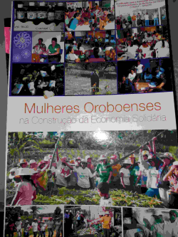 Mulheres Oroboenses - Na Construcao Da Economia Solidaria