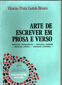 Arte De Escrever Em Prosa E Verso