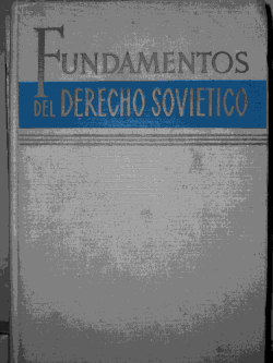 Fundamentos Del Derecho Sovietico