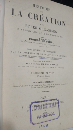 Histoire De La Creation Naturelle