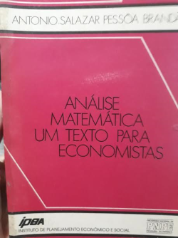Analise Matematica - Um Texto Para Economistas