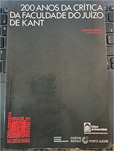 200 Anos Da Critica Da Faculdade Do Juizo De Kant