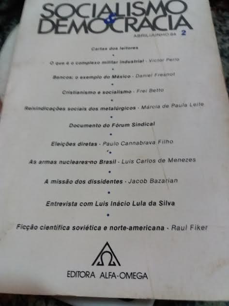 Socialismo E Democracia Ano I Nº 02 Abr/jun 1984