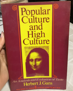 Popular Culture And High Culture