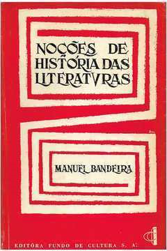 Nocoes De Historia Das Literaturas