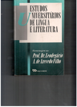 Estudos Universitarios De Lingua E Literatura