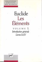 Les Elements V. 1 Introduction Generale Livres I A Iv