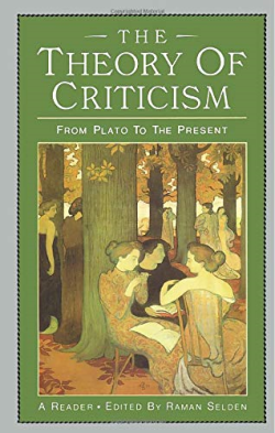 The Theory Of Criticsm - From Plato To The Present