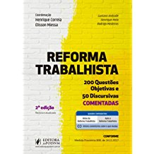 Reforma Trabalhista - Questoes Objetivas E Discursivas Comentadas
