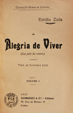 A Alegria De Viver V. 01