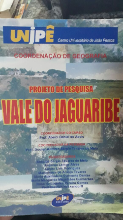 Projeto De Pesquisa Vale Do Jaguaribe