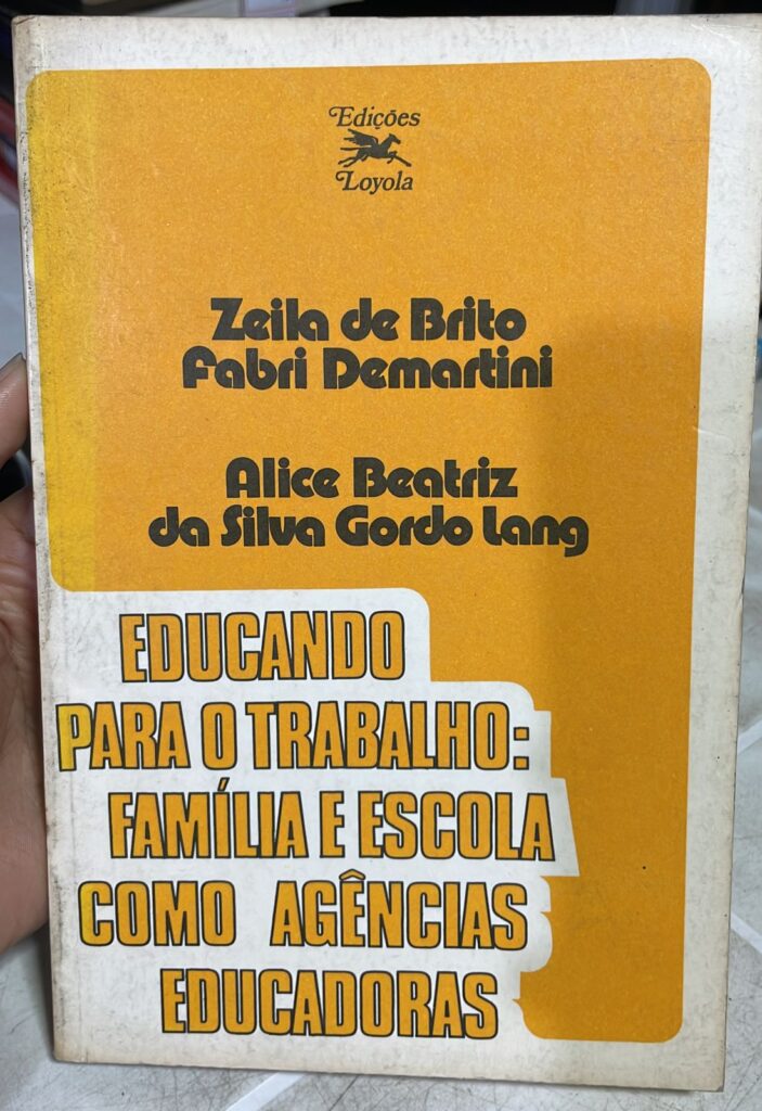 Educando Para O Trabalho - familia e escola como agencias educadoras