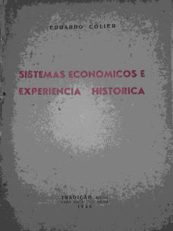 Sistemas Economicos E Experiencia Historica