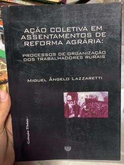 Acao Coletiva Em Assentamentos De Reforma Agraria - Processos De Organizacao Dos Trabalhadores Rurais