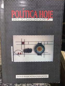 Politica Hoje - Ano 04 Nº07 Janeiro A Junho De 1997