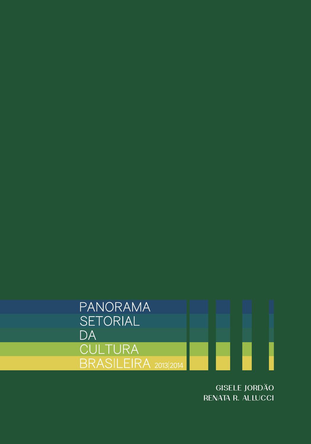 Panorama setorial da cultura brasileira