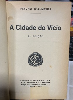 A Cidade Do Vicio - Reencadernado