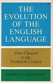 The Evolution F The English Language