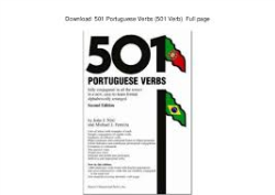 501 Portuguese Verbs - Fully Conjugated In All The Tenses