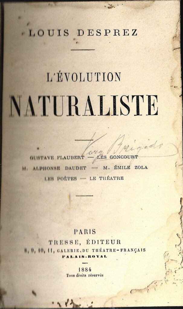 L'evolution Naturaliste - Encadernacao Original