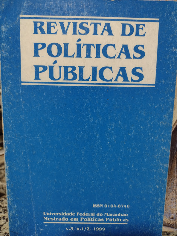Revista De Politicas Publicas V.03 N°1/2 1999
