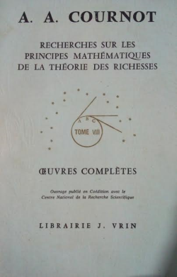 Recherches Sur Les Principes Mathematiques De La Theorie Des Richesse