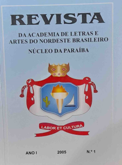 Revista Da Academia De Letras E Artes Do Nordeste Brasileiro - Nucleo Da Paraiba - Ano 1 2005 N°1