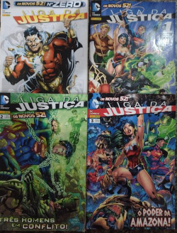 Liga Da Justica Os Novos 52 - Do 0 Ao 52 - 54 Vols