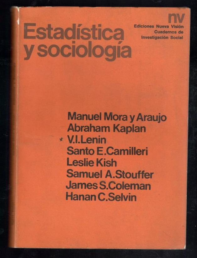 Estadistica Y Sociologia