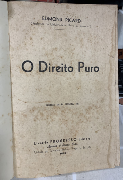 O Direito Puro - Reencadernado
