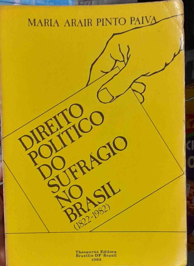direito politico do sufragio no brasil 1822-1982