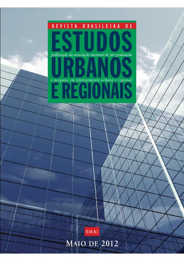 revista brasileira de estudos urbanos e regionais - v. 14 n. 1 - maio 2012