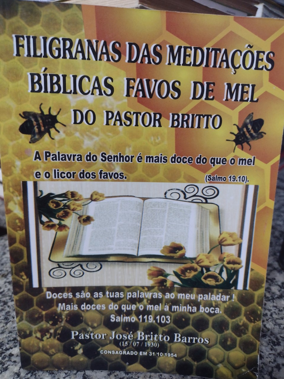 Filigranas Das Meditacoes Biblicas Favos De Mel Do Pasto Britto