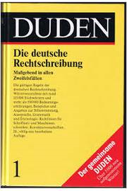 Die Rechtschreibung 1