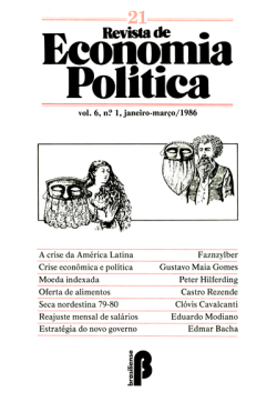 Revista De Economia Politica V.06 N°01 Janeiro-marco 1986