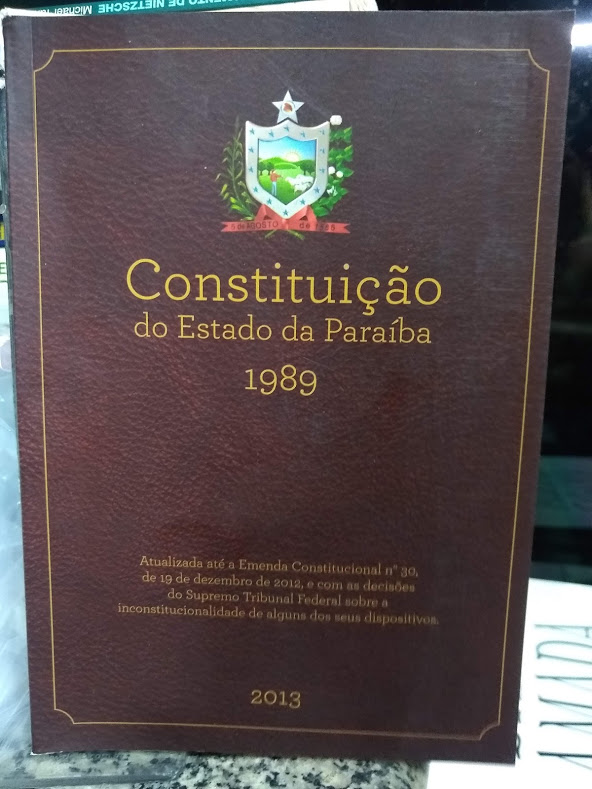 Constituicao Do Estado Da Paraiba 1989