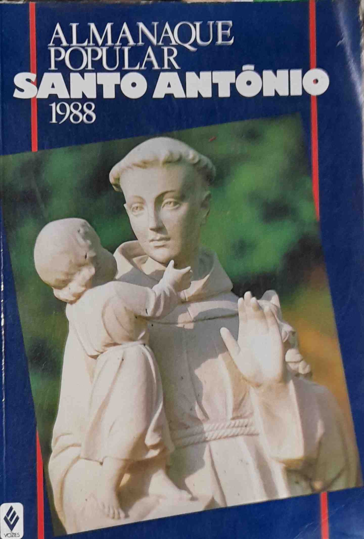 Almanaque Popular Santo Antonio 1988 - Para As Familias Crista