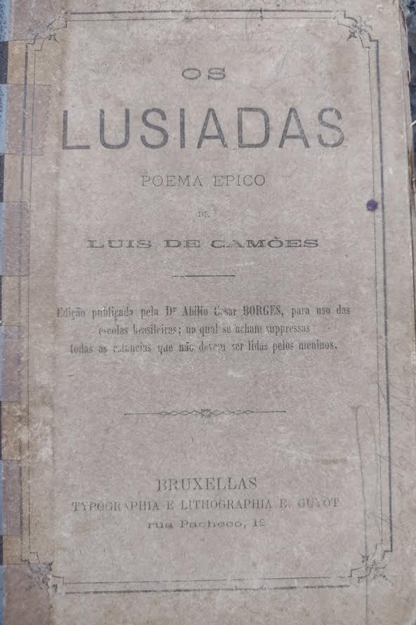 Os Lusiadas - Poema Epico - capa Dura Raridade 1879