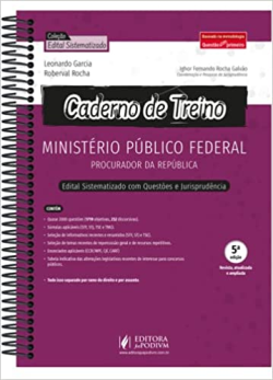Caderno De Treino Ministerio Publico Federal Procurador Da Republica