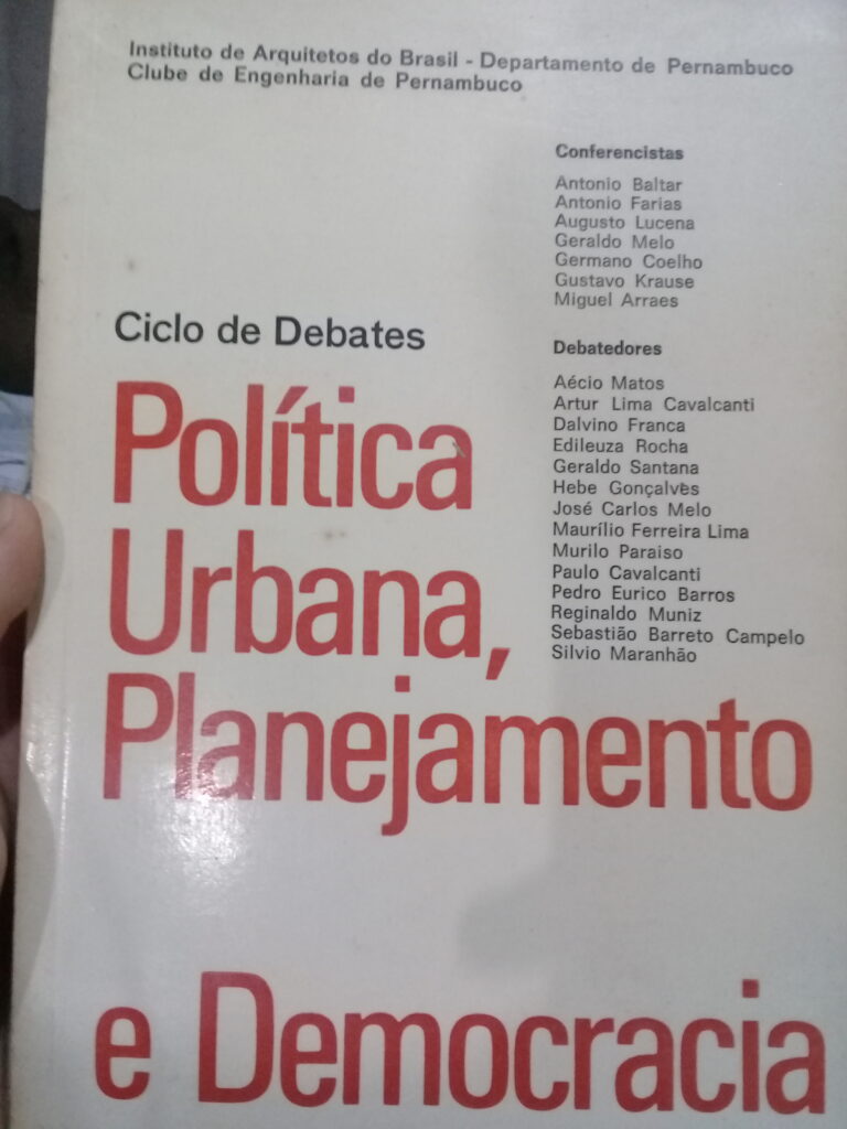Ciclo De Debates - Politica Urbana Planejamento E Democracia