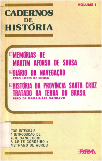 Cadernos De Historia V. 01
