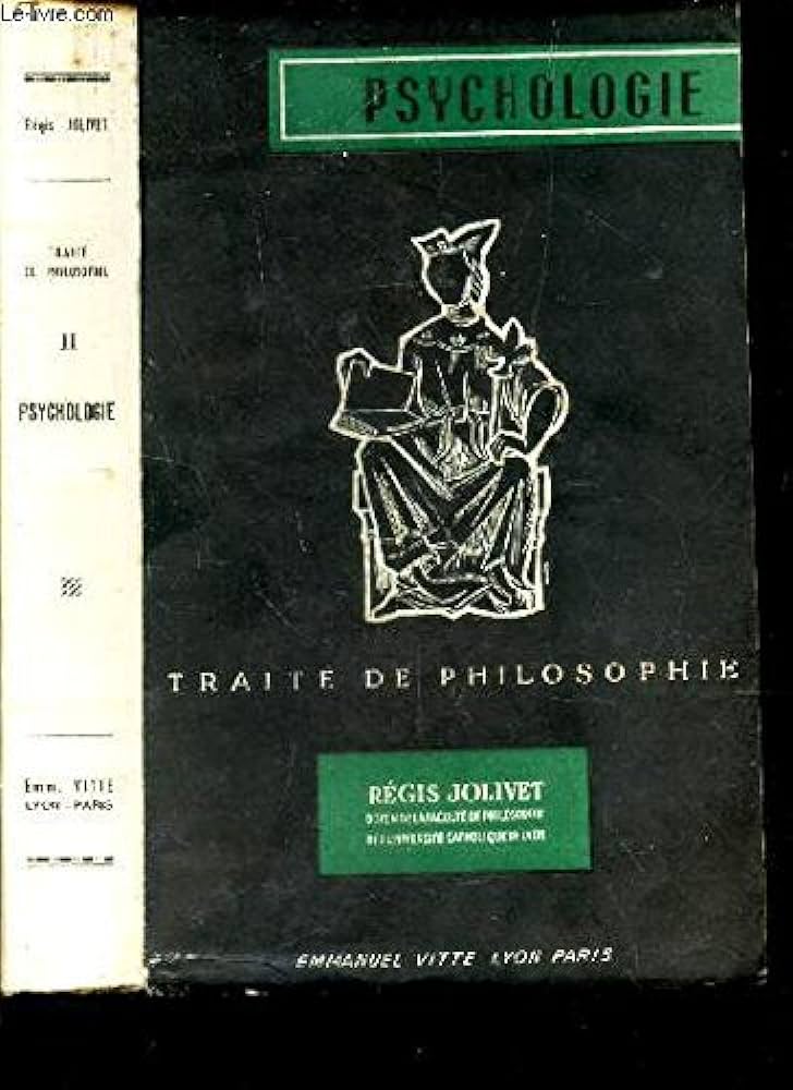 Traite de Psychologie II - Psychologie