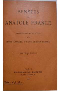 Pensees De Anatole France