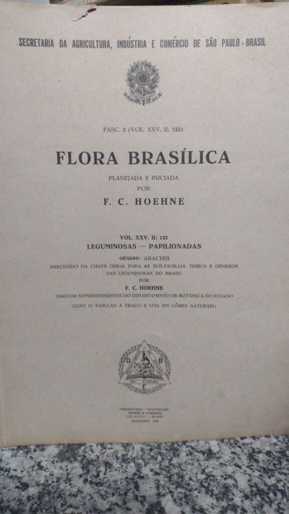 flora brasileira planejada e iniciada por f. c. hoehne - leguminosas papilionadas