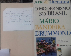 O Modernismo No Brasil Box 03 Vols - Mario / Bendeira / Drummond - Acompanha Cartao Enviado Aos Editores Com Assinatura De Carlos Drummond