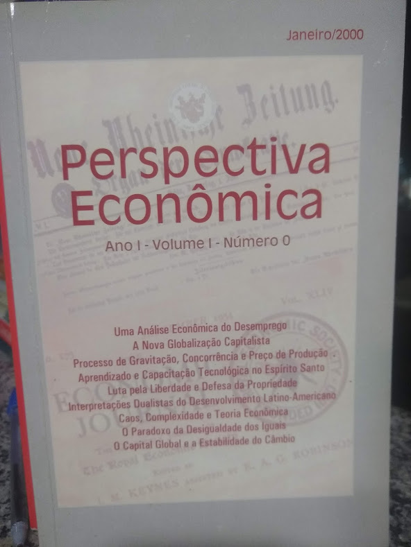 Perspectivas Economicas Ano I - V.01 N°0