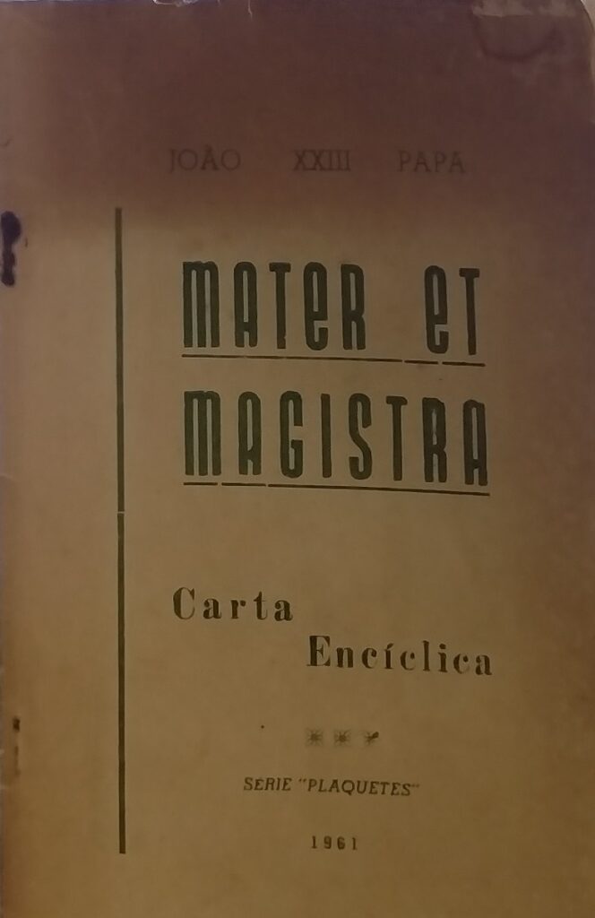 Mater Et Magistra - Carta Encíclica