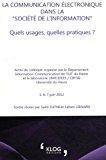 La Communication Electronique Dans La Societe De L'information